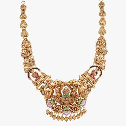 Electro Forming Dazzling Lakshmi Necklace