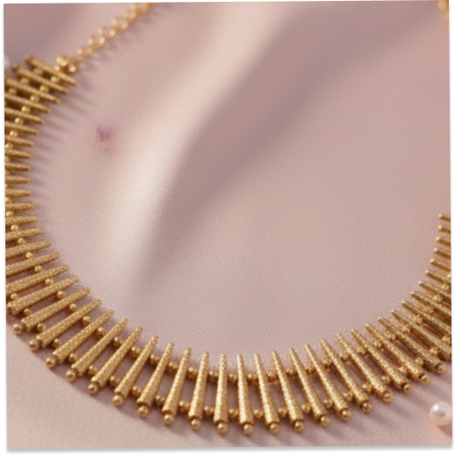 Trendy Emerald Antique Necklace