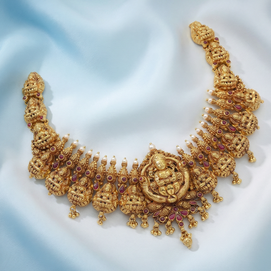Pearls With Beats Lakshmi Necklace