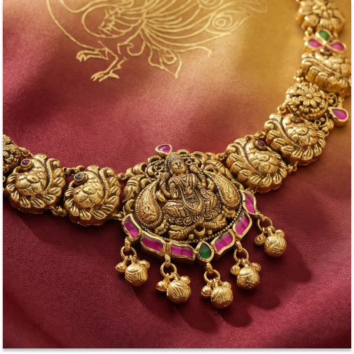 Gorgeous Lakshmi & Beats Necklace