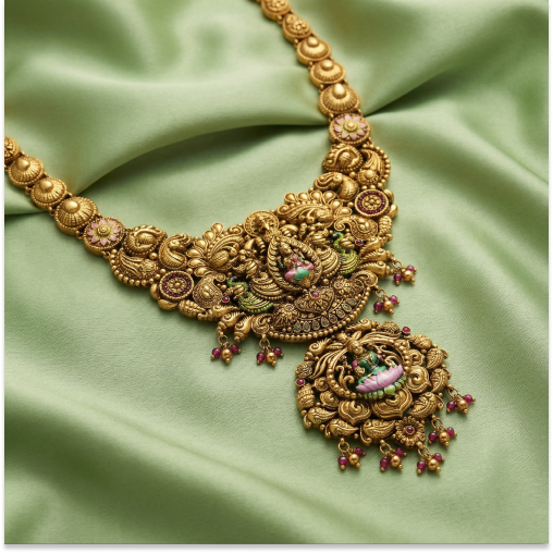 Long Electro Forming Necklace