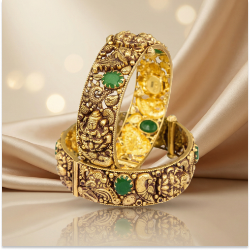 Screwed Electro forming Lakshmi Bangles