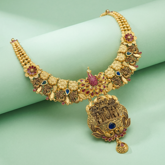 Divine Look thirumala Antique Necklace