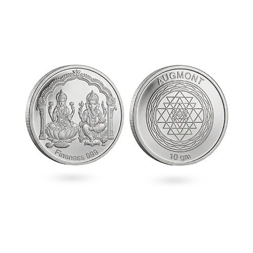 Divine Lakshmi & Ganesha 10 GM Coin