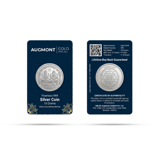 Divine Lakshmi & Ganesha 10 GM Coin