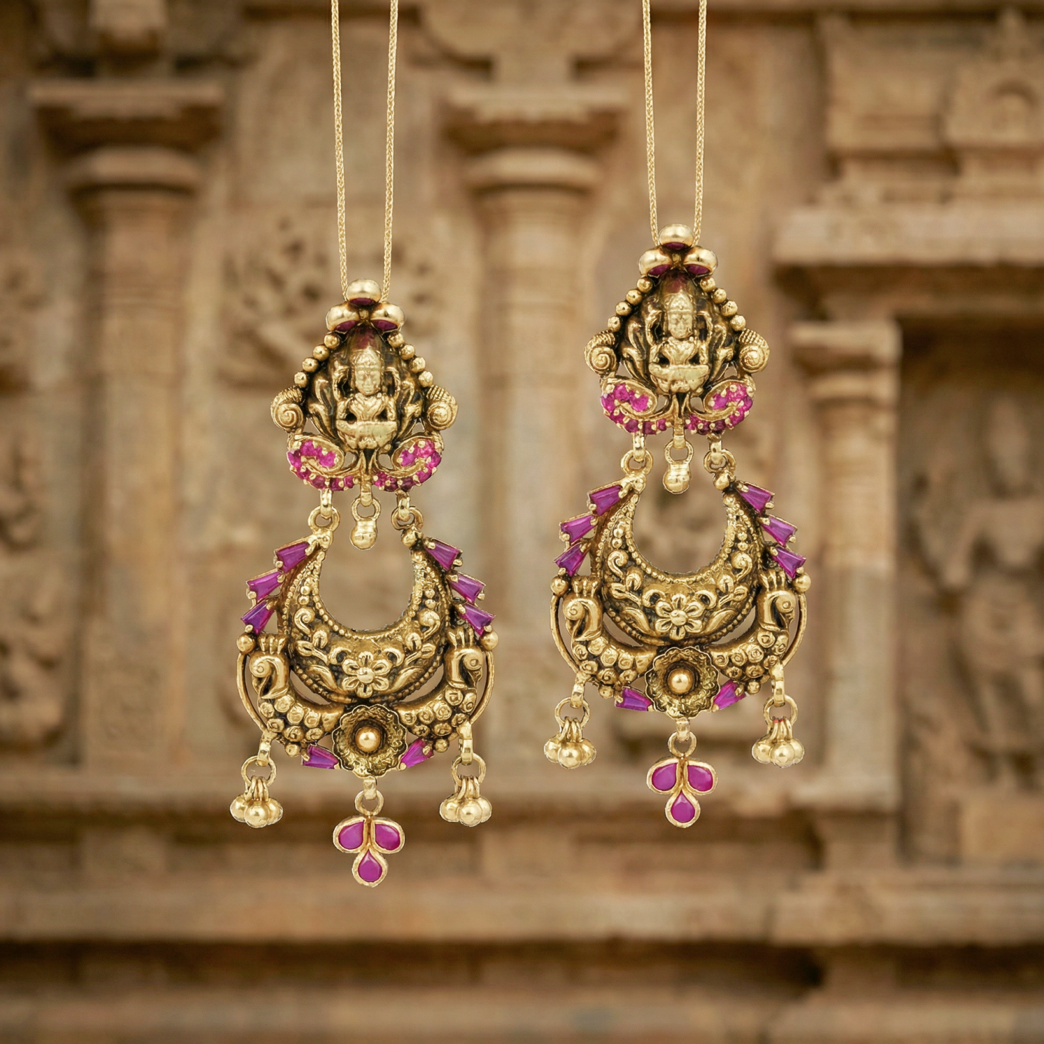 Stone & Lakshmi Drops