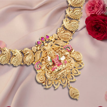 Electro Forming Fancy Lakshmi Necklace