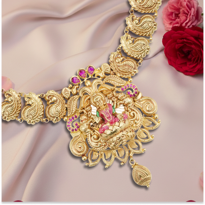 Electro Forming Fancy Lakshmi Necklace