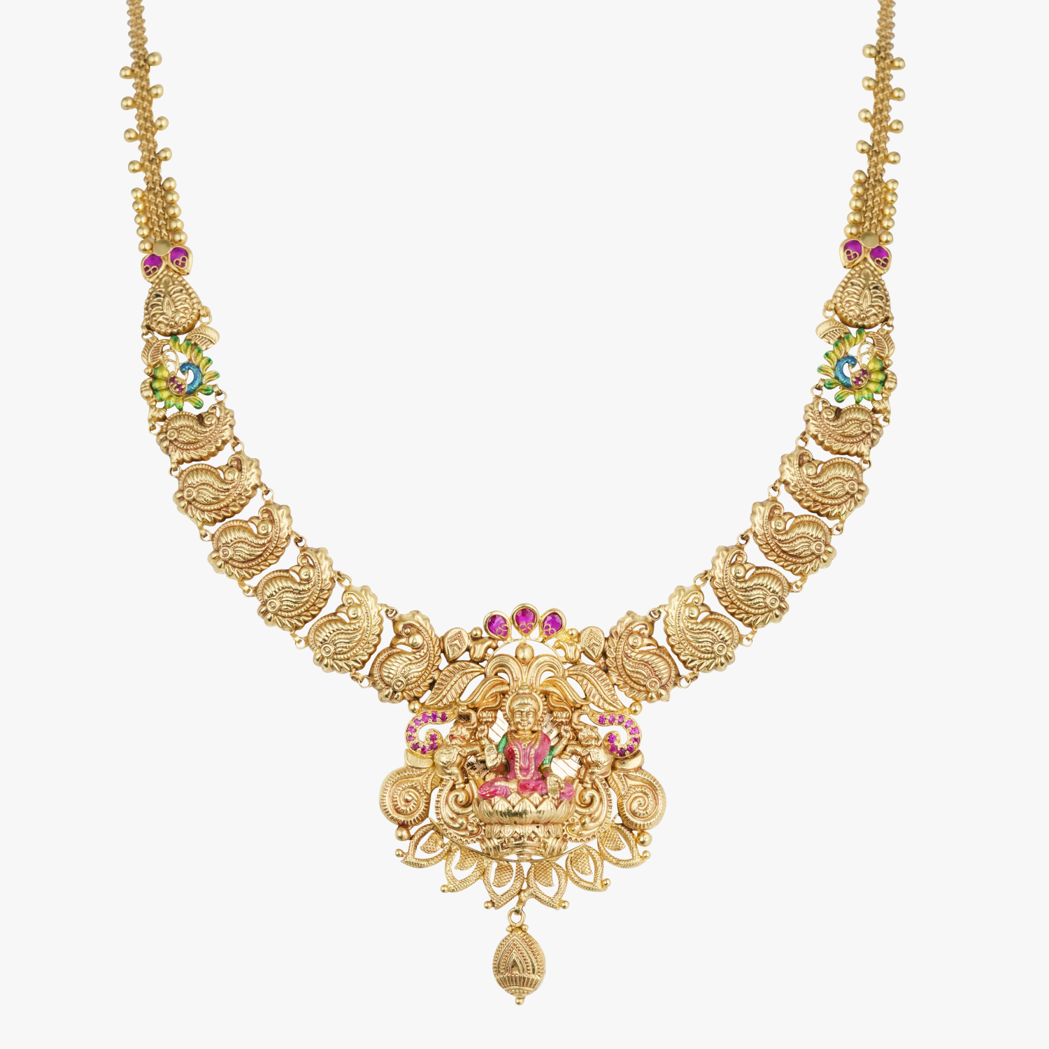 Electro Forming Fancy Lakshmi Necklace