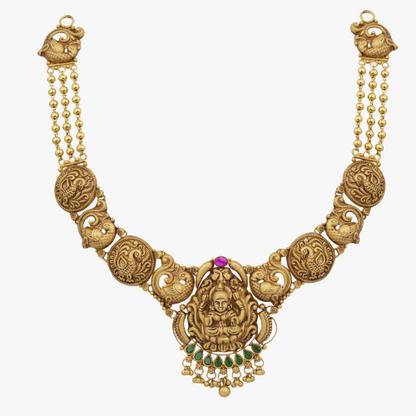 22 KT GOLD PENDANT COIN (KASU) NECKLACE