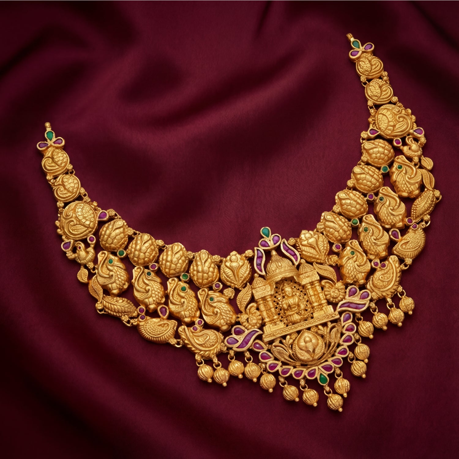 Nagas Temple Lakshmi Necklace