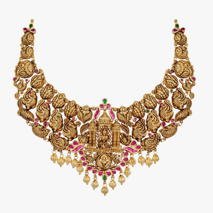 Nagas Temple Lakshmi Necklace