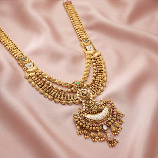 Kundan Elegant Radha Krishna Malai