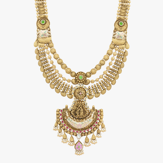 Kundan Elegant Radha Krishna Malai