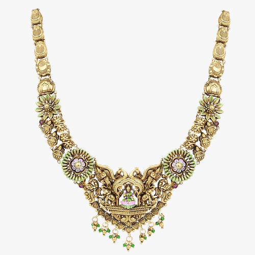 Electro Forming Fashionalble Kaja Lakshmi Necklace