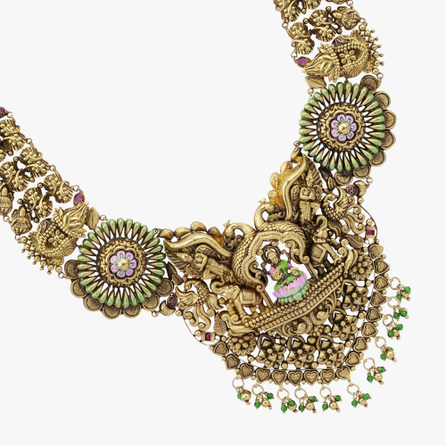 Electro Forming Fashionalble Kaja Lakshmi Malai