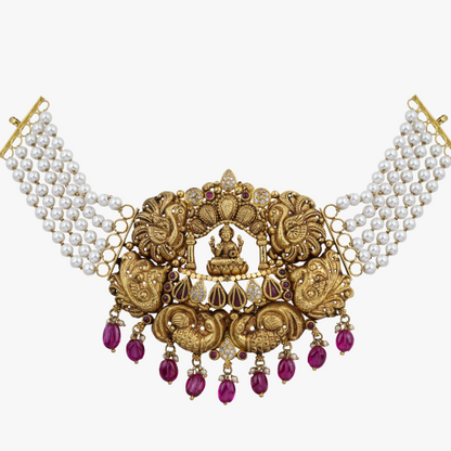 Lakshmi Pearl Necklace