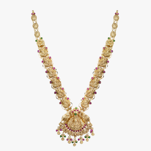 V Type Peacock Necklace