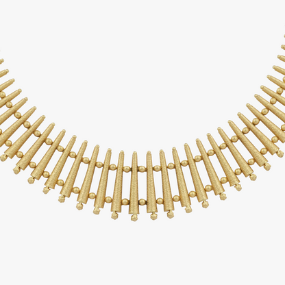 Trendy Emerald Antique Necklace