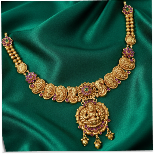 Fashonable Lakshmi Necklace