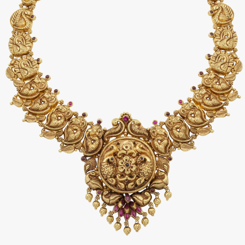 Peacock Elephant Combo Necklace