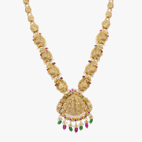 V Type Radhe Krishna Necklace
