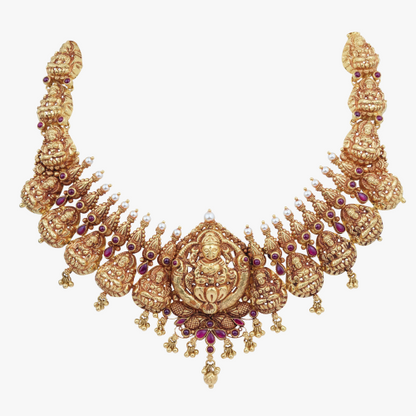 Pearls With Beats Lakshmi Necklace