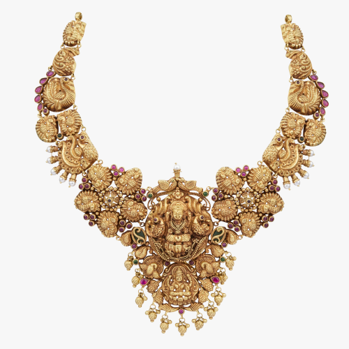 Radiant Lakshmi Antique Necklace