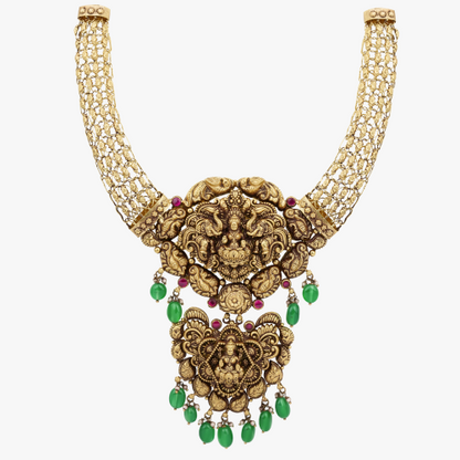 Royal Kaja Lakshmi Antique Necklace
