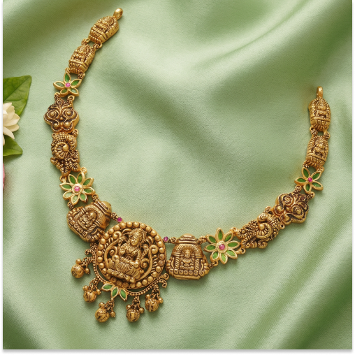 Aurora Emerald Necklace