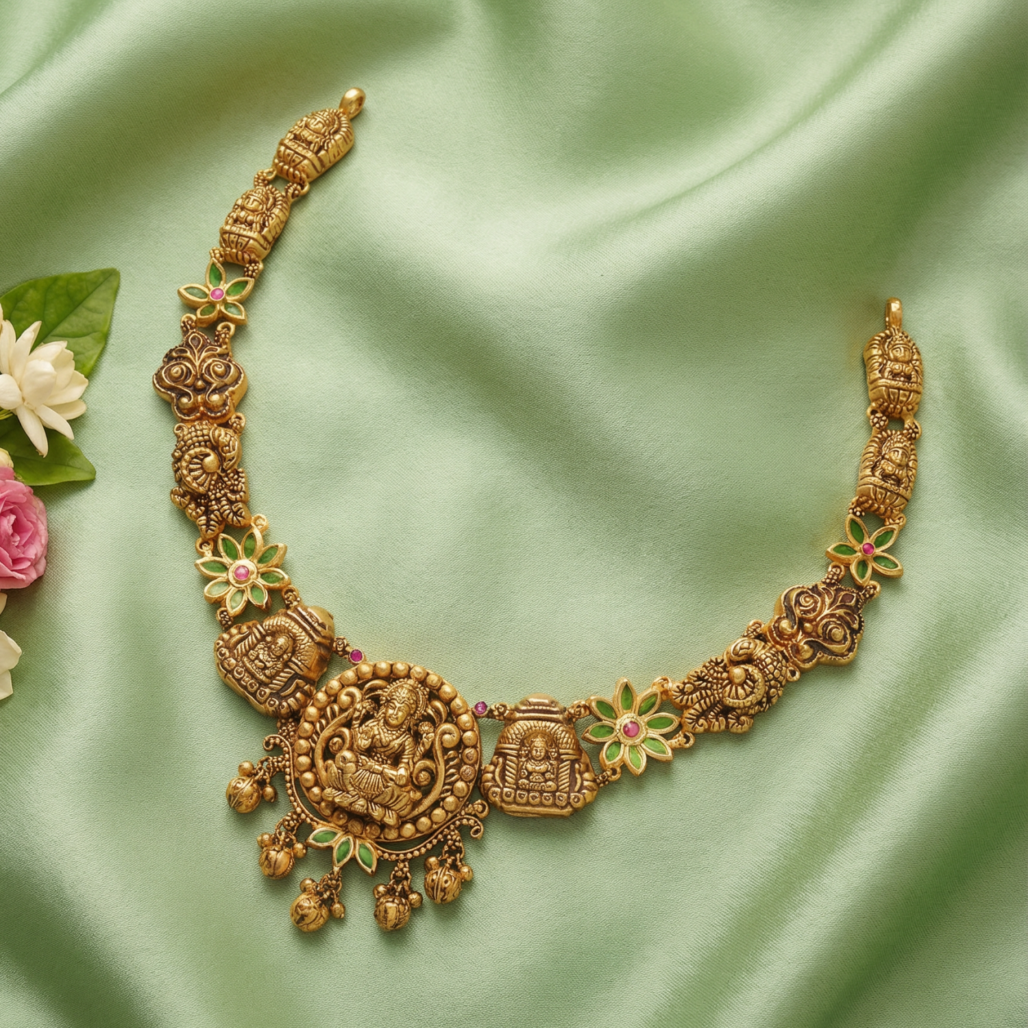 Aurora Emerald Necklace
