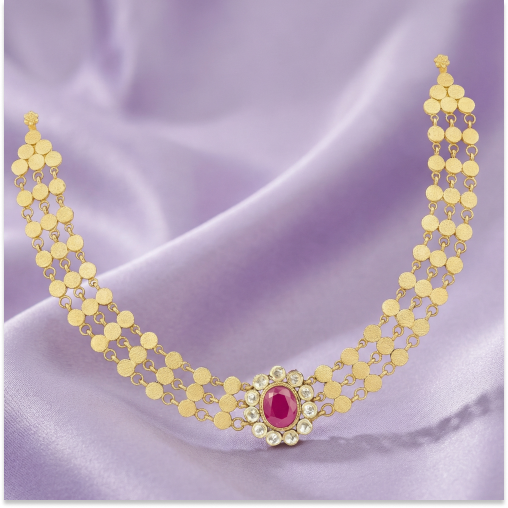 Minimalstic Ruby Necklace