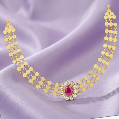 Minimalstic Ruby Necklace