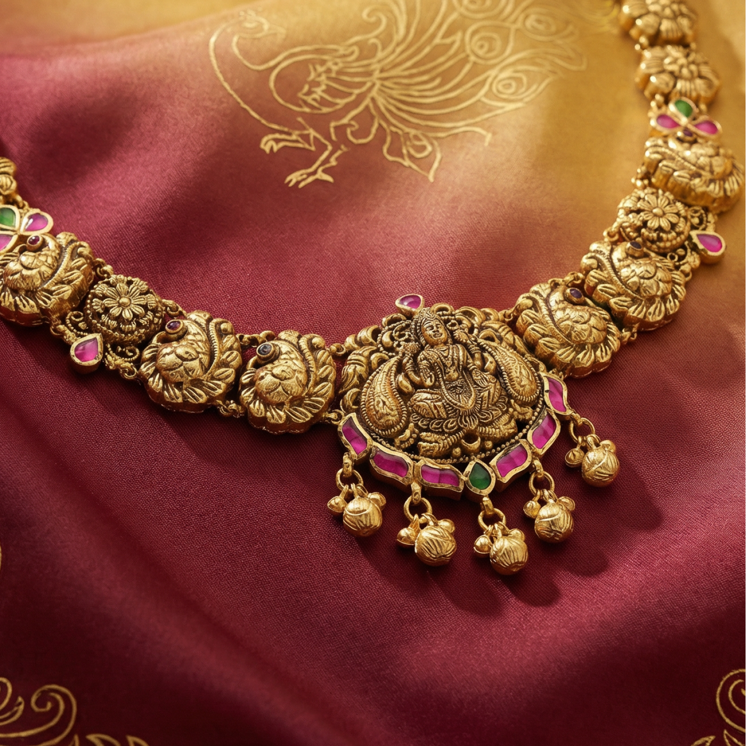 Gorgeous Lakshmi & Beats Necklace