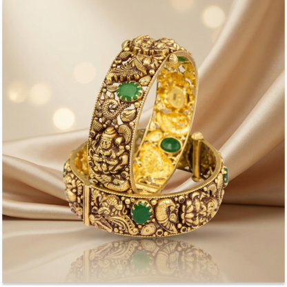 Screwed Electro forming Lakshmi Bangles